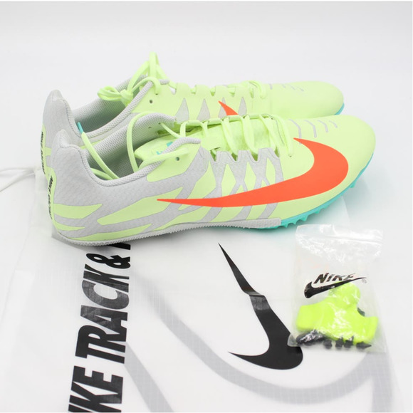 Nike Zoom Rival S 9 'Barely Volt Hyper Orange' 907564-701 Men's Size 14 A3 - Picture 1 of 8